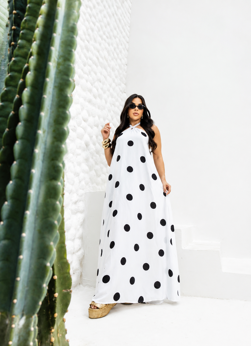 Vestido Longo Frente Única
